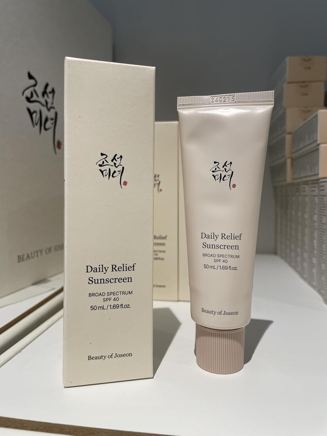 Daily Relief Sunscreen for face Sun moisturizing SPF 40