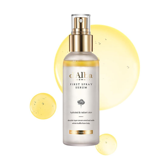 Piedmont Italian White Truffle First Spray Serum, Vegan Skin Care, Light-weight Face Moisturizer, Glow Serum for Radiant Skin, Non Comedogenic, All In One Mist, Korean Skin Care (3.38 fl oz.)