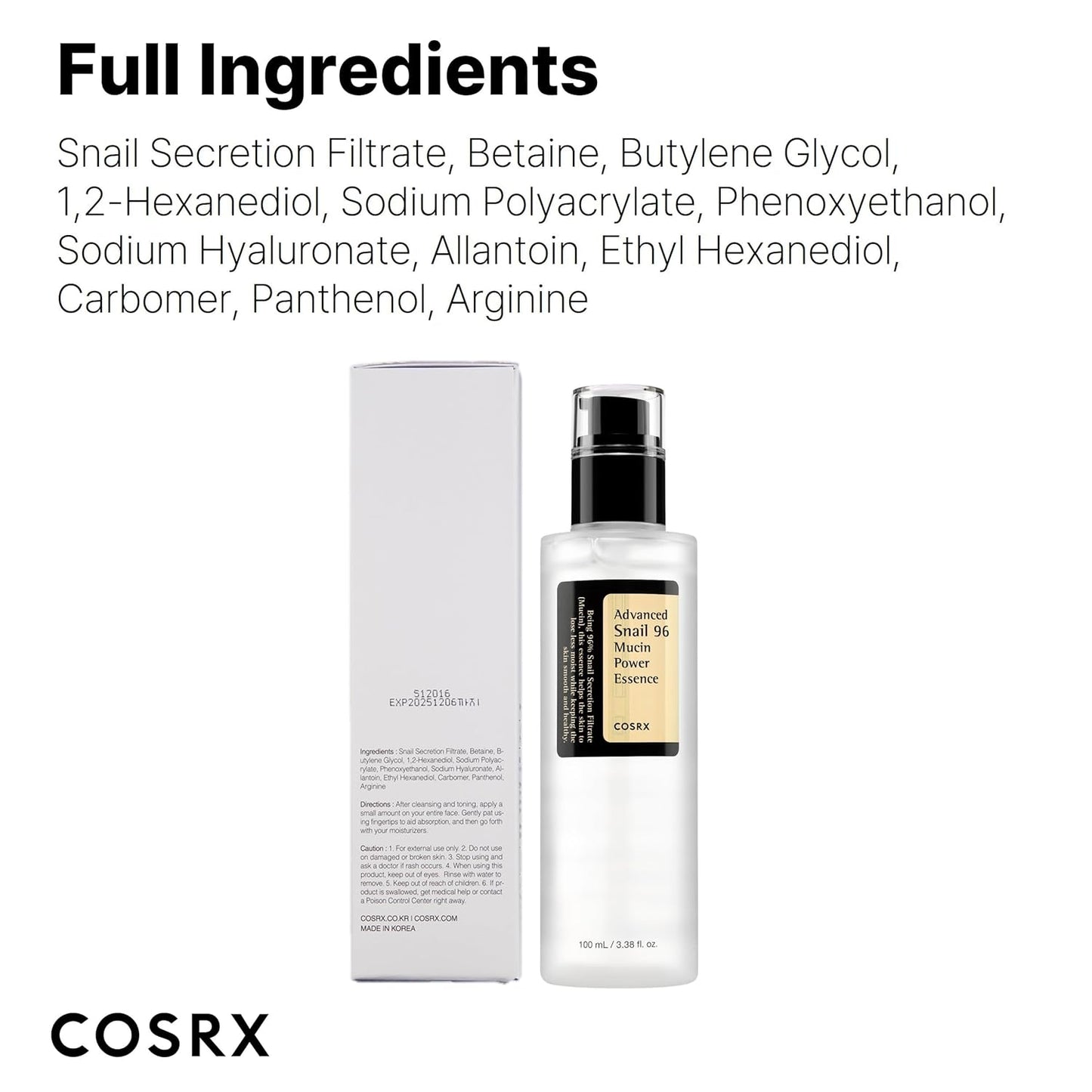 96% snails Power Repairing Essence